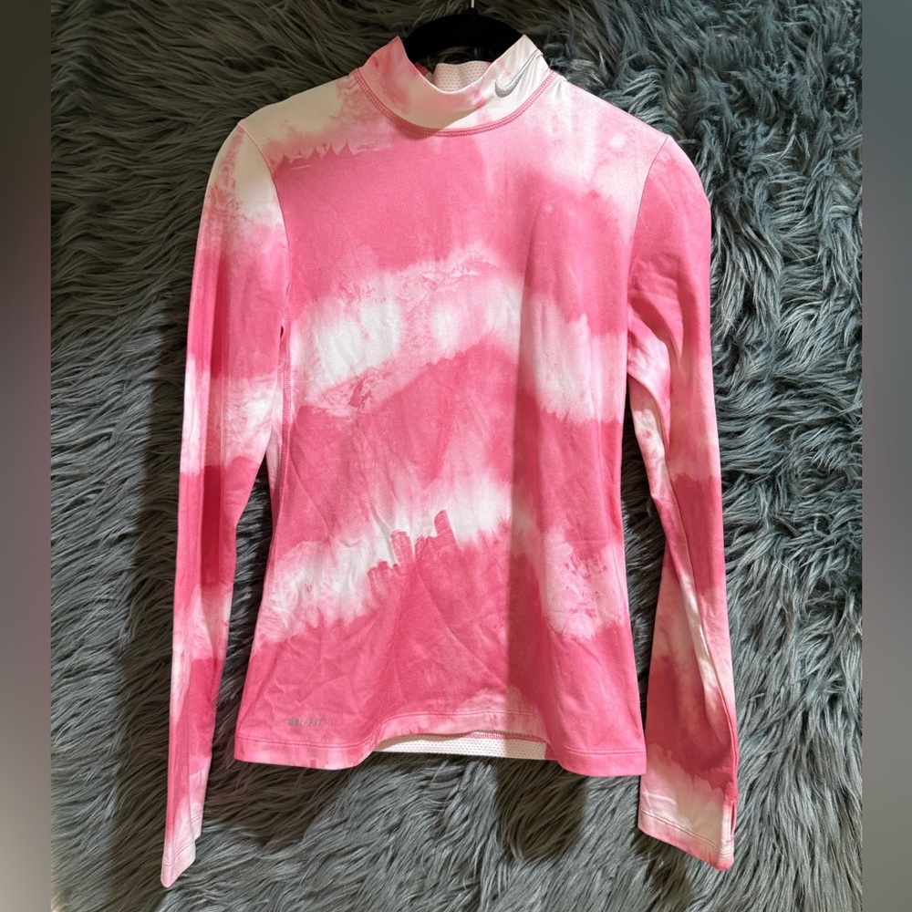 Nike Pro Combat Dri-FIT Compression Long Sleeve - Size Large | Color: Pink